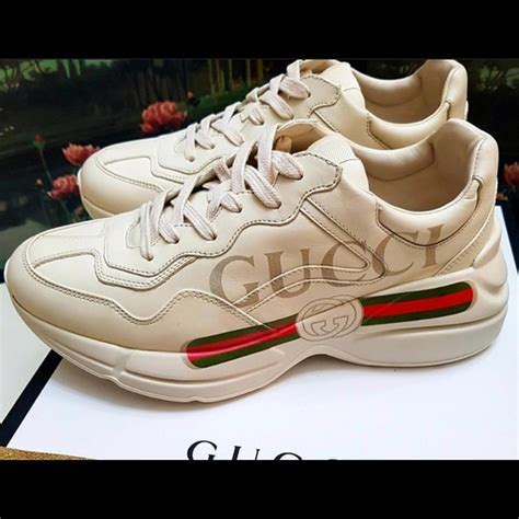 gucci dad shoes|chunky white dad sneakers.